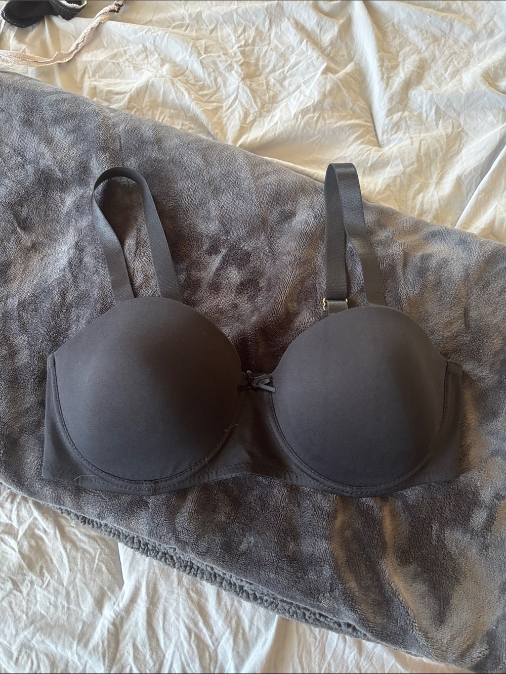 Black Women's Padded T-Shirt Bra - Classic Everyday Support